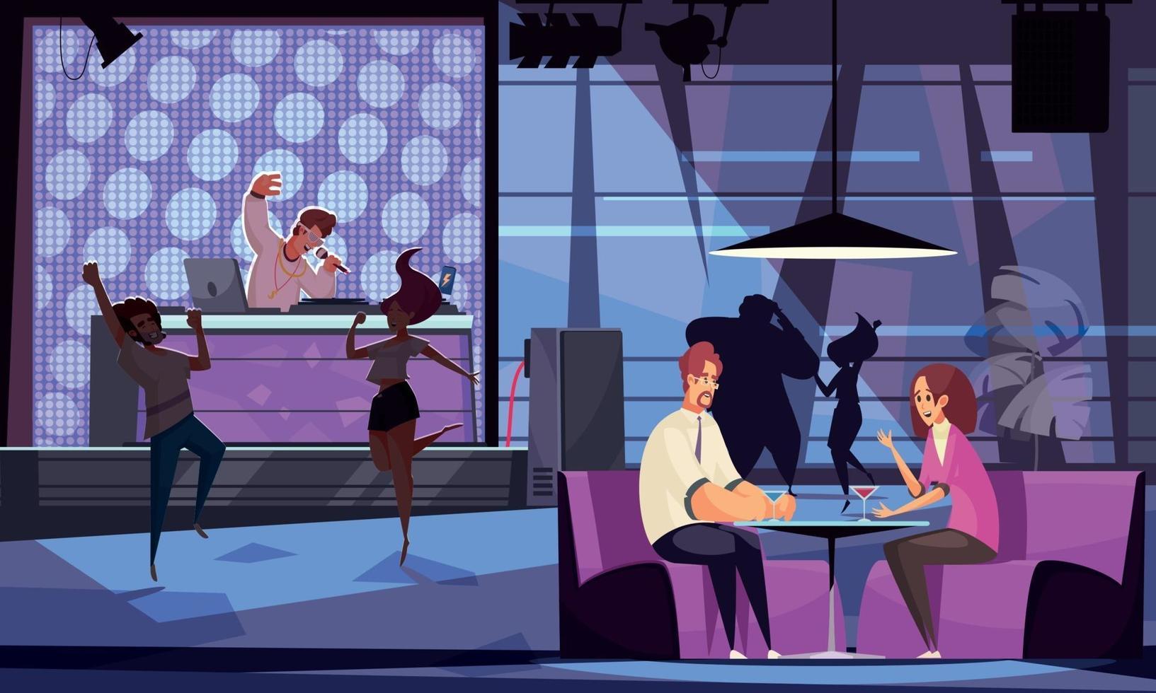 live muziek bar illustratie vector