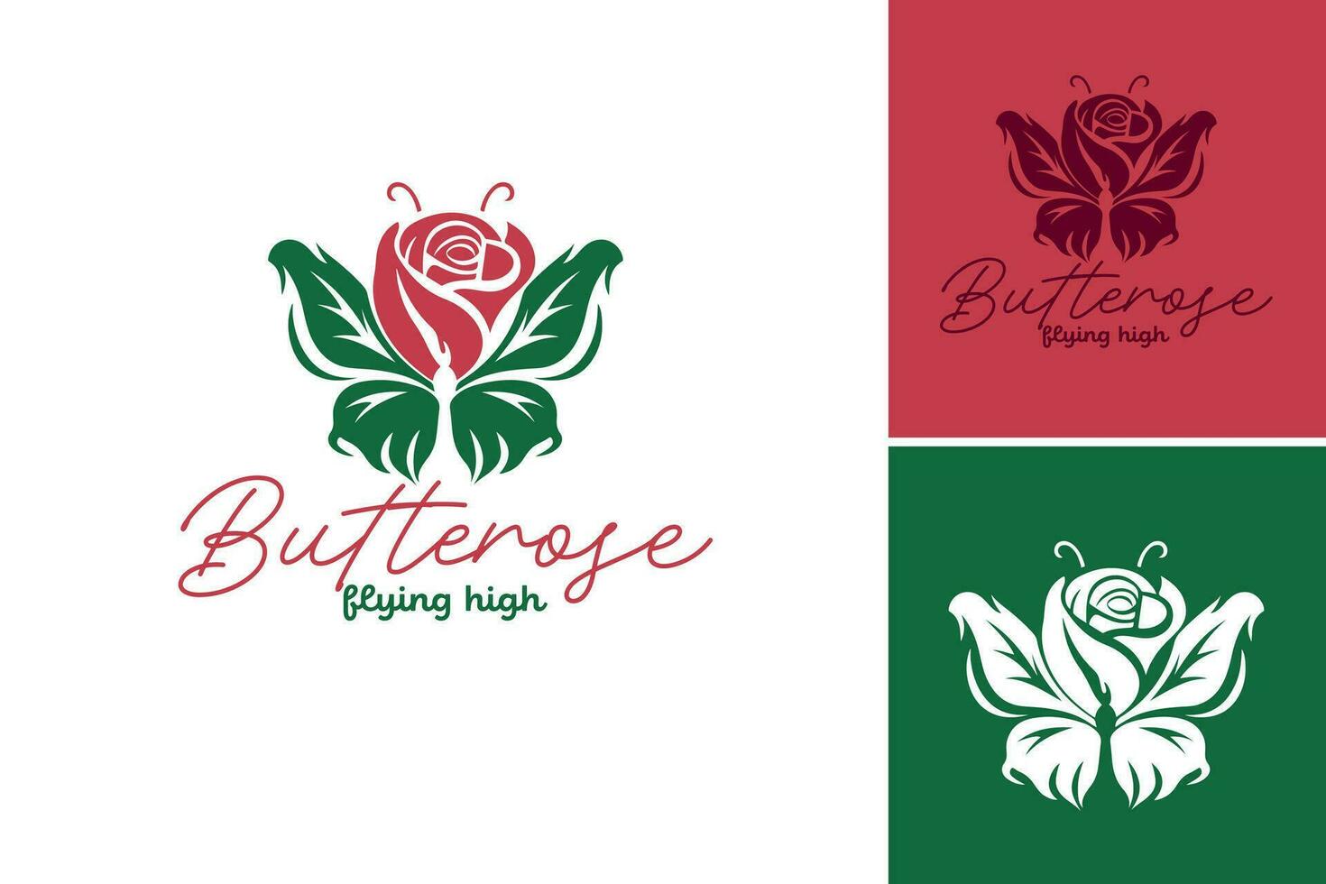 vlinder roos logo ontwerp is een veelzijdig Bedrijfsmiddel geschikt voor ondernemingen of organisaties verwant naar schoonheid, natuur, of vrouwelijk producten. vector