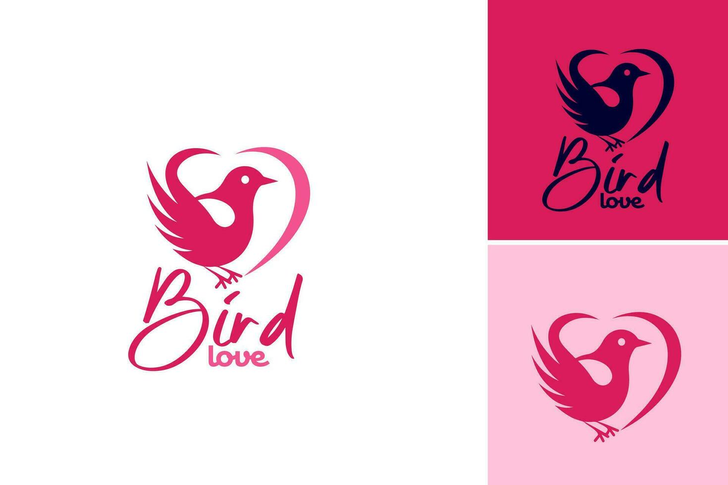 vogel liefde logo ontwerp sjabloon is een ontwerp Bedrijfsmiddel dat vertegenwoordigt een logo ontwerp verwant naar vogelstand en liefde. het is geschikt voor ondernemingen of organisaties verwant naar vogel behoud, natuur, vector