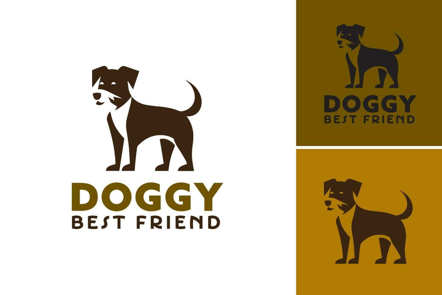 hondje het beste vriend logo is een ontwerp Bedrijfsmiddel geschikt voor ondernemingen of organisaties verwant naar honden, huisdieren, of dier zorg. het kan worden gebruikt net zo een logo naar staan voor een merk vector