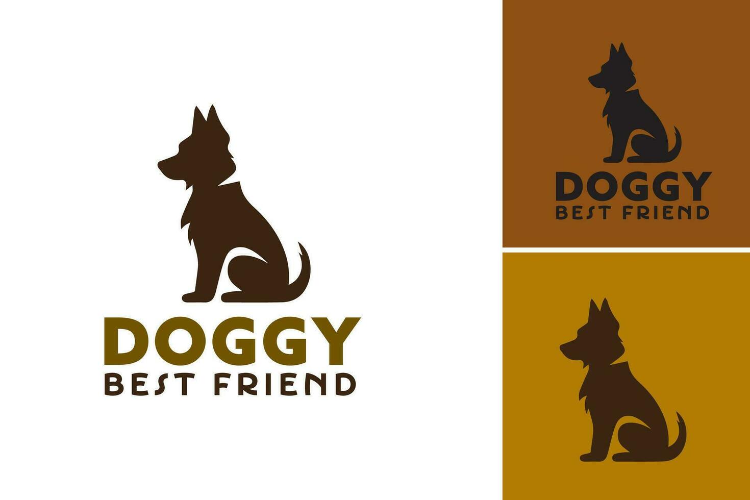 hondje het beste vriend logo is een ontwerp Bedrijfsmiddel geschikt voor ondernemingen of organisaties verwant naar honden, huisdieren, of dier zorg. het kan worden gebruikt net zo een logo naar staan voor een merk vector