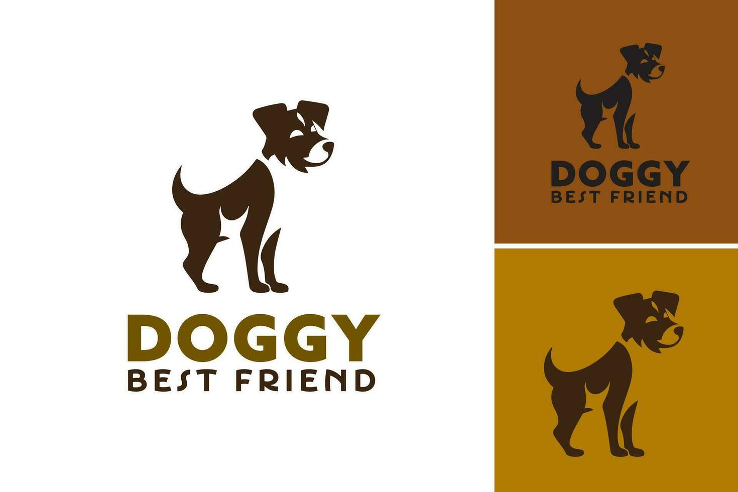 hondje het beste vriend logo is een ontwerp Bedrijfsmiddel geschikt voor ondernemingen of organisaties verwant naar honden, huisdieren, of dier zorg. het kan worden gebruikt net zo een logo naar staan voor een merk vector