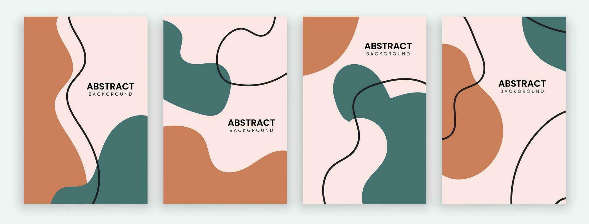 vector abstract achtergrond ontwerp. modern abstract Hoes set, minimaal achtergrond voor omslag, folder, brochure en poster. modern abstract verhaal en sociaal media post ontwerp.