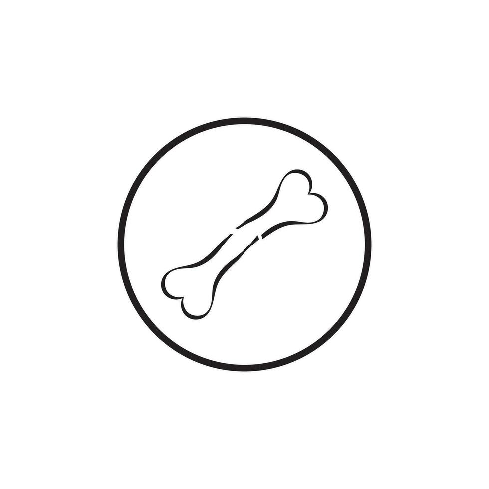 hond bot logo vector illustratie icoon