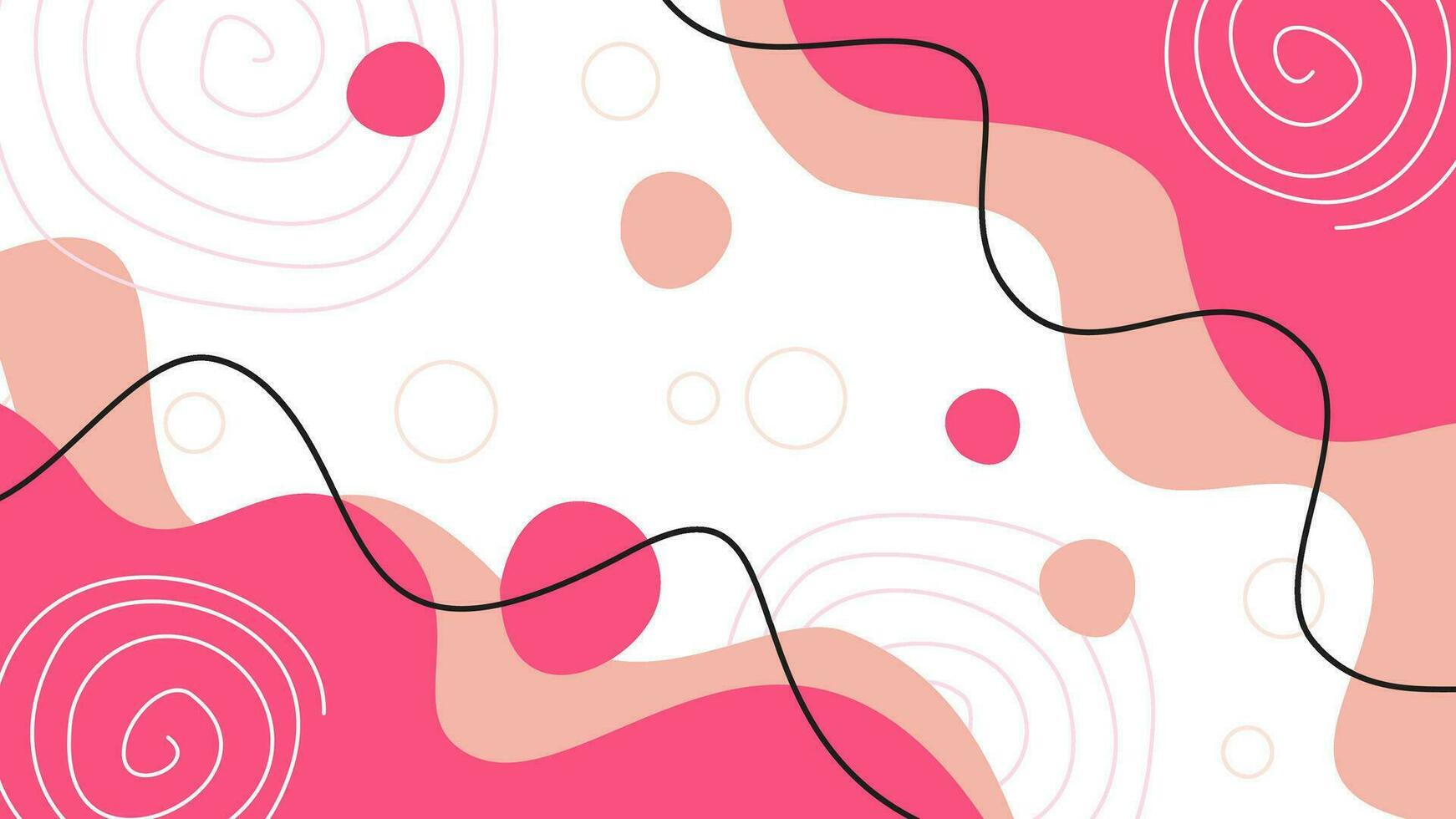 roze golvend achtergrond. vloeistof abstract achtergrond. abstract vloeistof golvend. dynamisch golven behang. banier met vloeistof vorm geven aan. vloeistof behang. vector