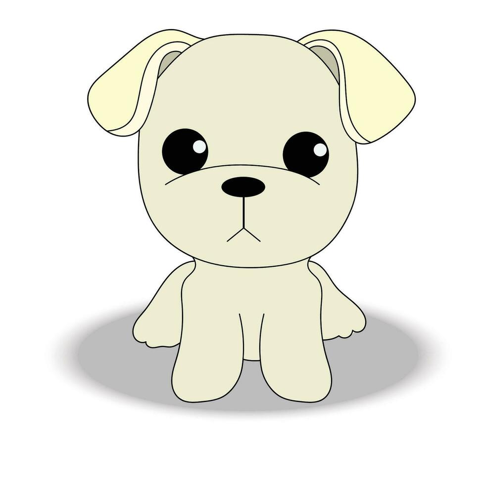 puppy tekeningen. schattig tekening. puppy's. lijn tekeningen. kleur afbeeldingen vector