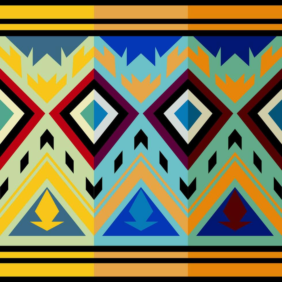 aztec achtergrond etnisch tribal patronen voor kleding stof en tapijt vector