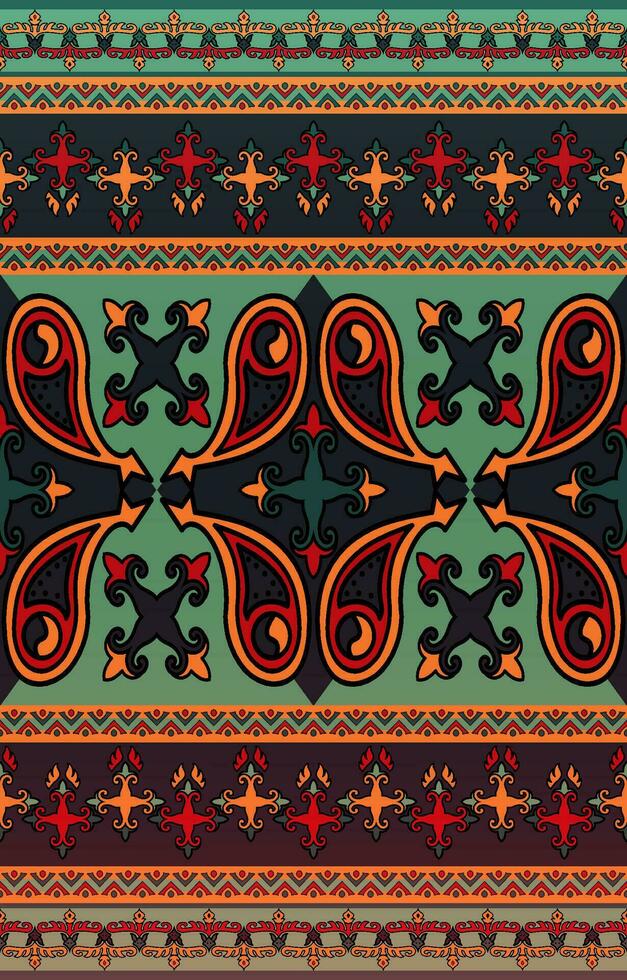 etnisch tribal patronen. paisley patroon vector