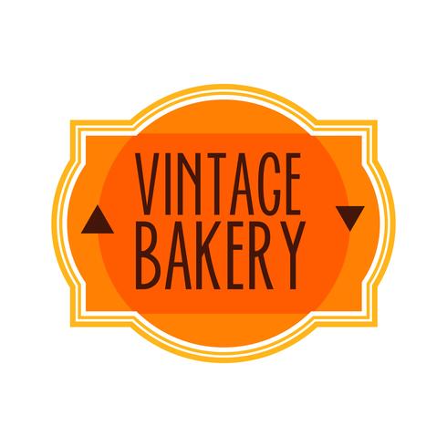 Verzameling van vintage retro bakkerij vector