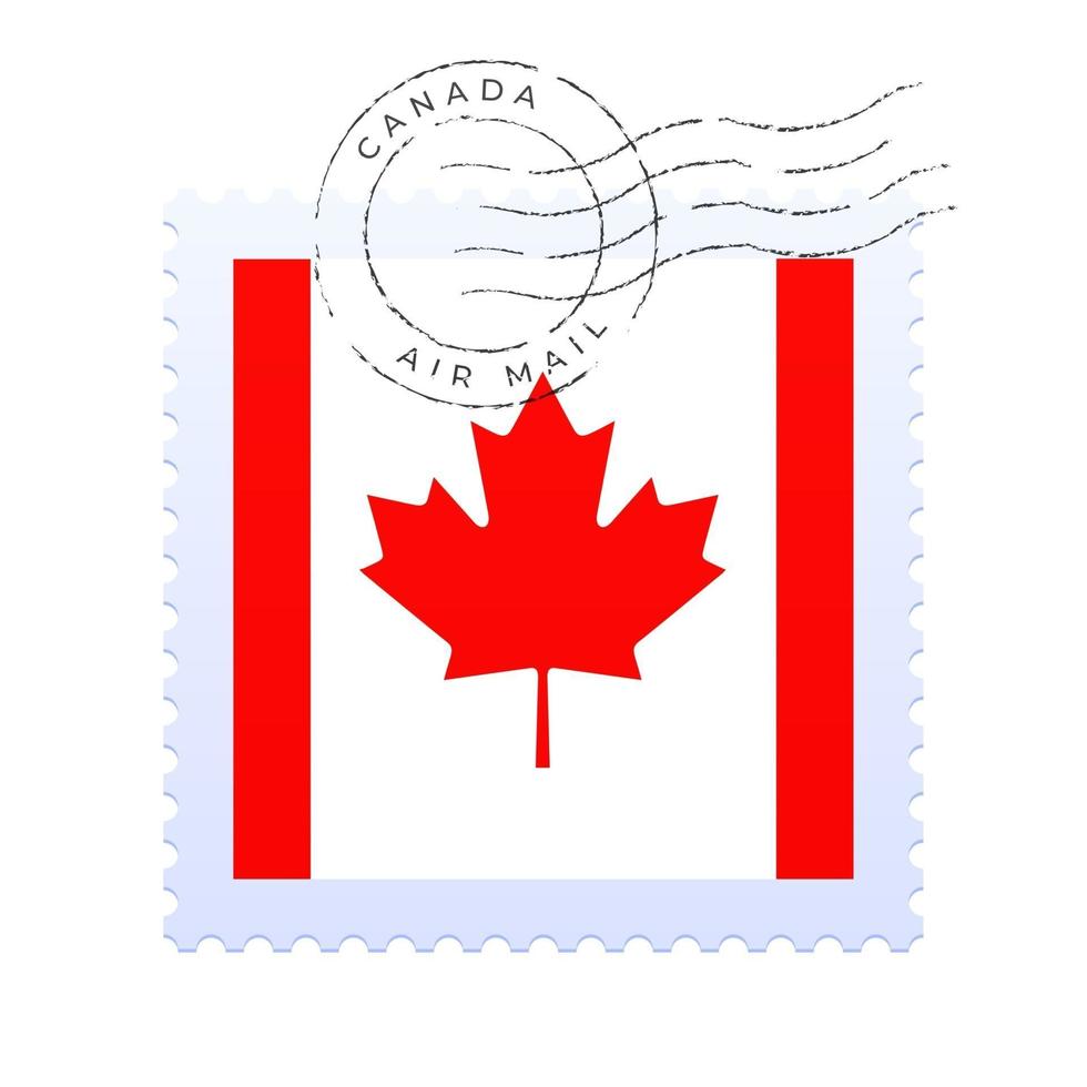 canadese postzegel vector