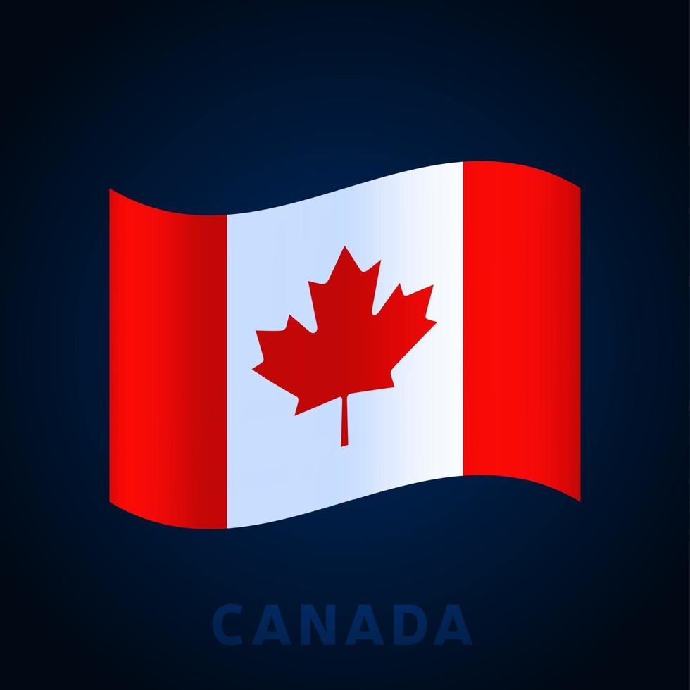 canada golf vector vlag