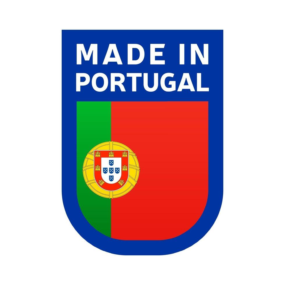 gemaakt in portugal icoon vector