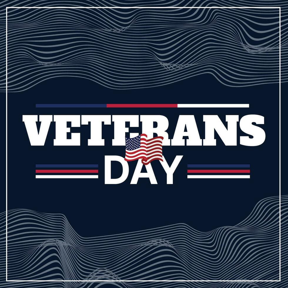 vector veteranen dag concept achtergrond ontwerp