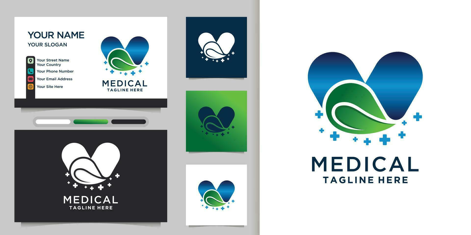 medisch Gezondheid logo ontwerp Sjablonen uniek concept met creatief premie vector