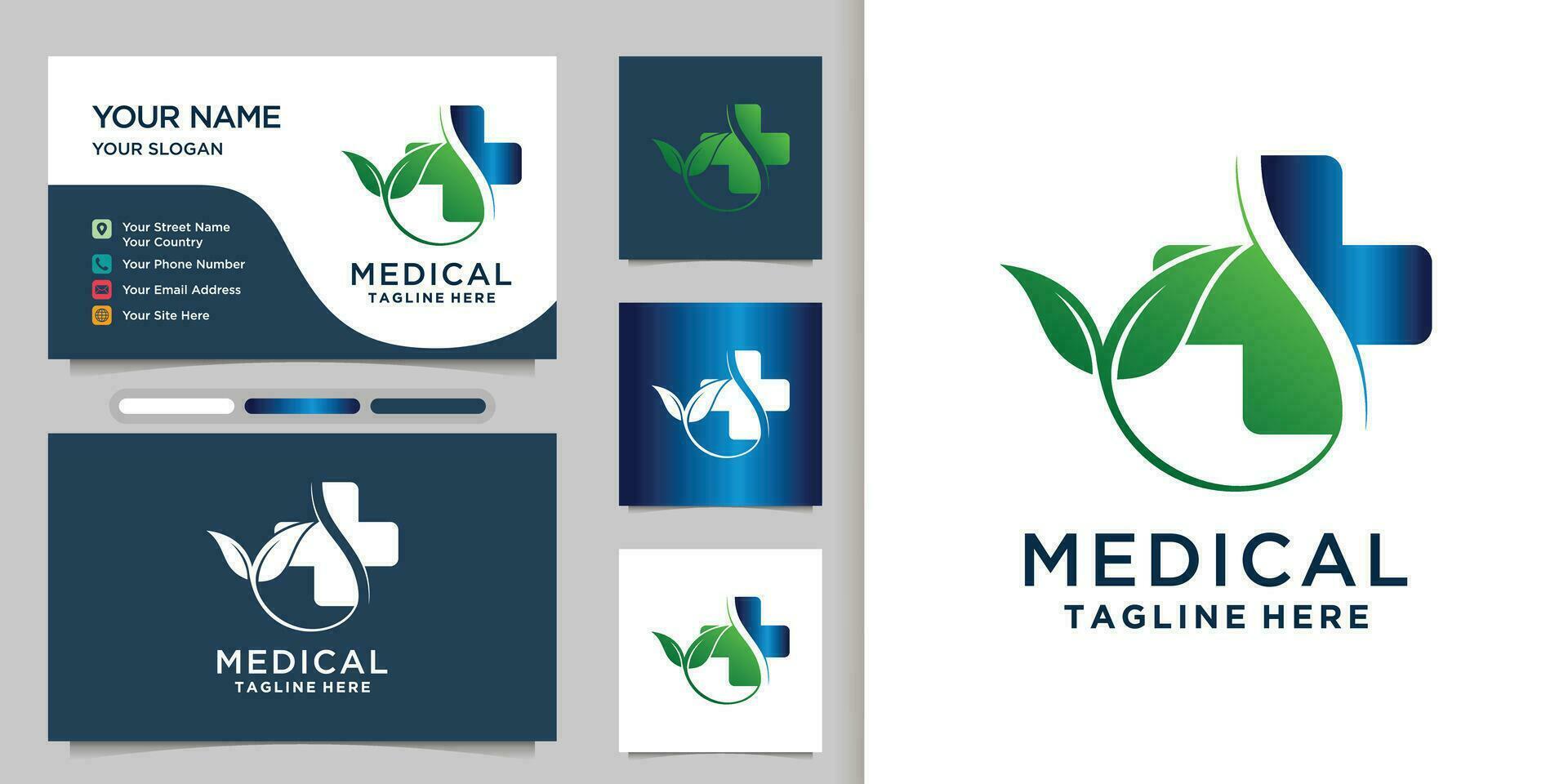 medisch Gezondheid logo ontwerp Sjablonen uniek concept met creatief premie vector