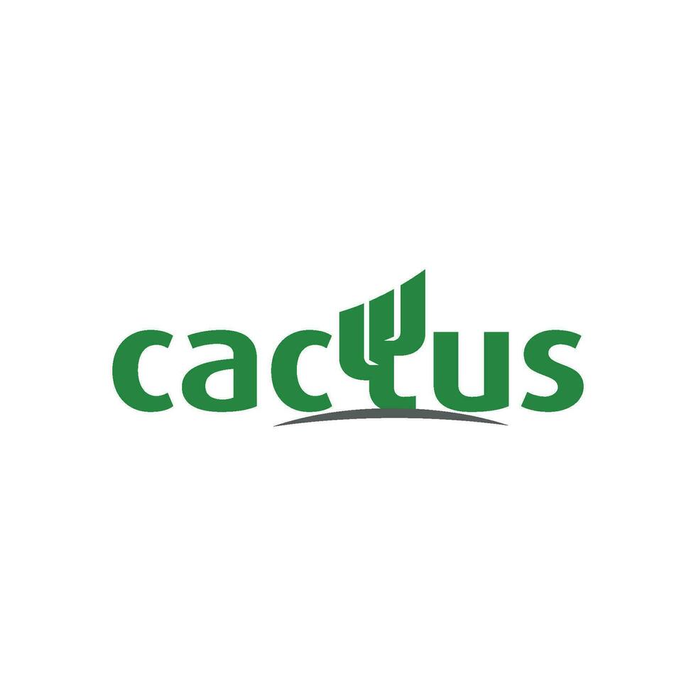 cactus pictogram ontwerp sjabloon vector
