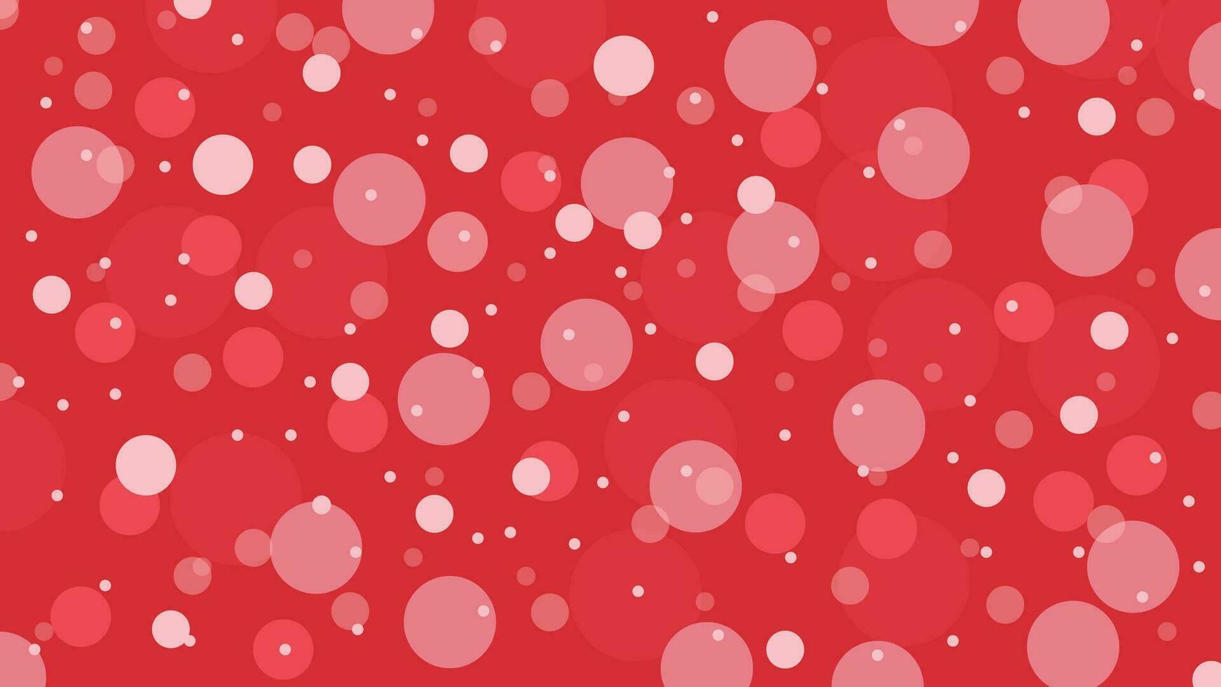 abstract Kerstmis bubbel rood achtergrond vector
