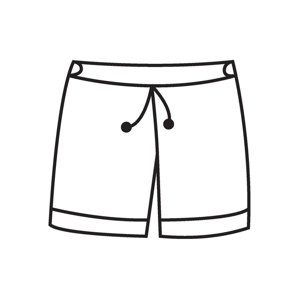 bokser shorts icoon vector