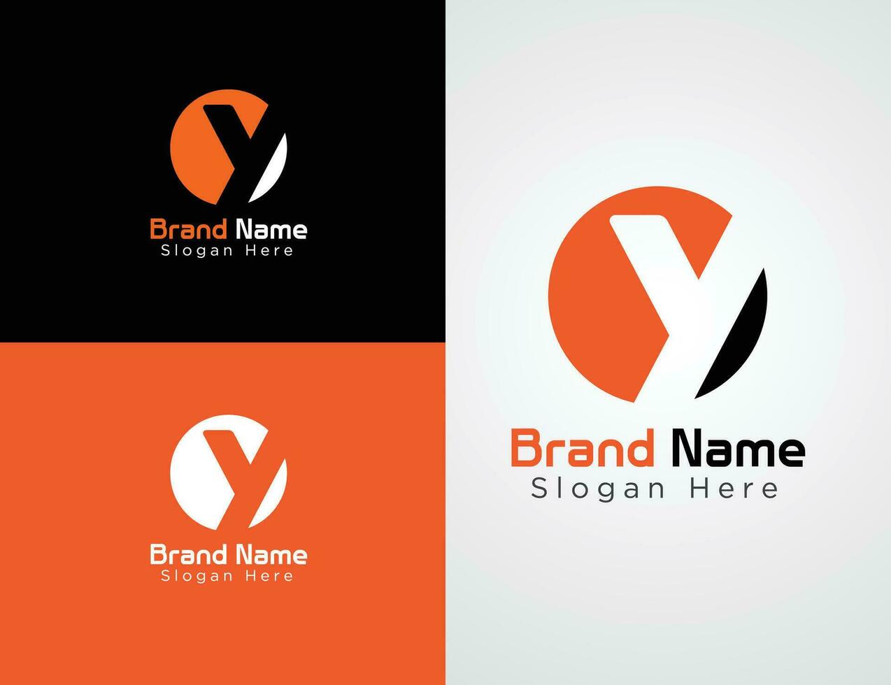 brief y logo verzameling voor bedrijf bedrijf vector