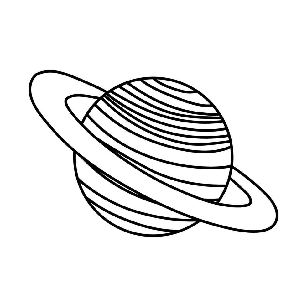 planeet icoon vector. astronomie illustratie teken. ruimte symbool. wetenschap logo. vector