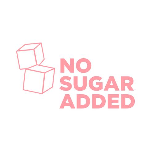 Suikervrij pictogram. vector