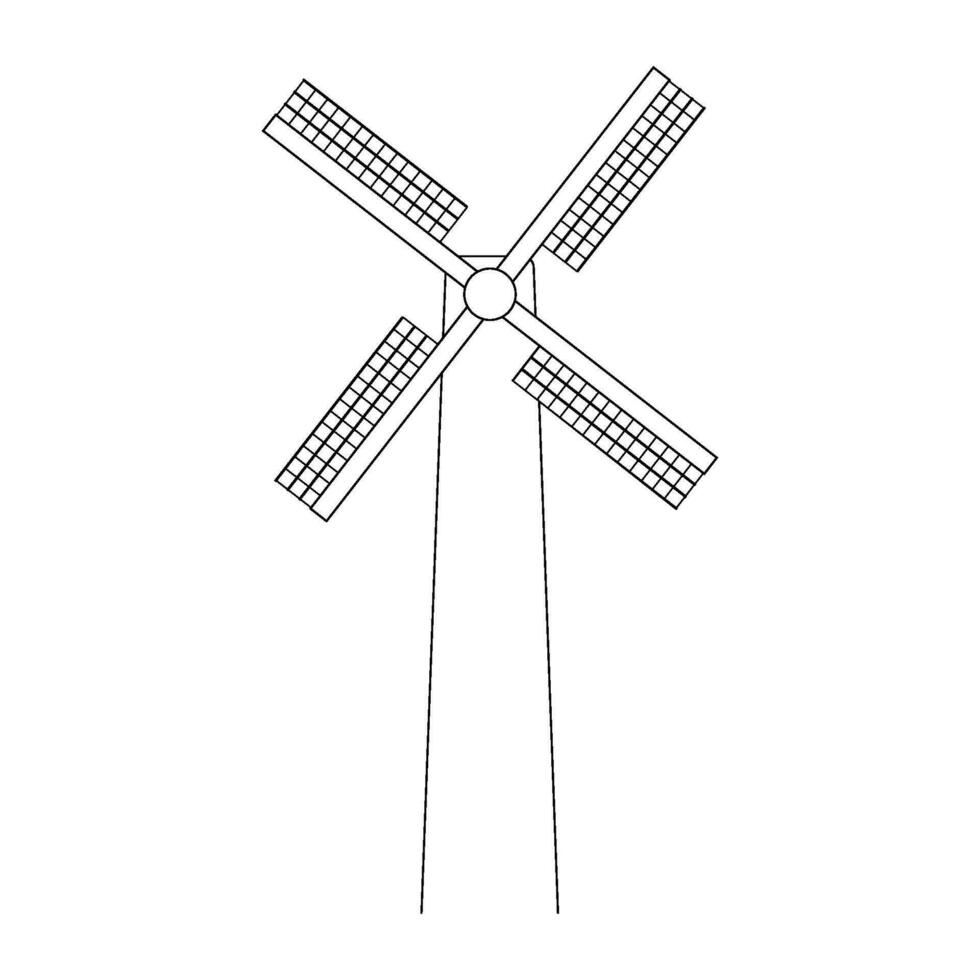 windmolen icoon vector