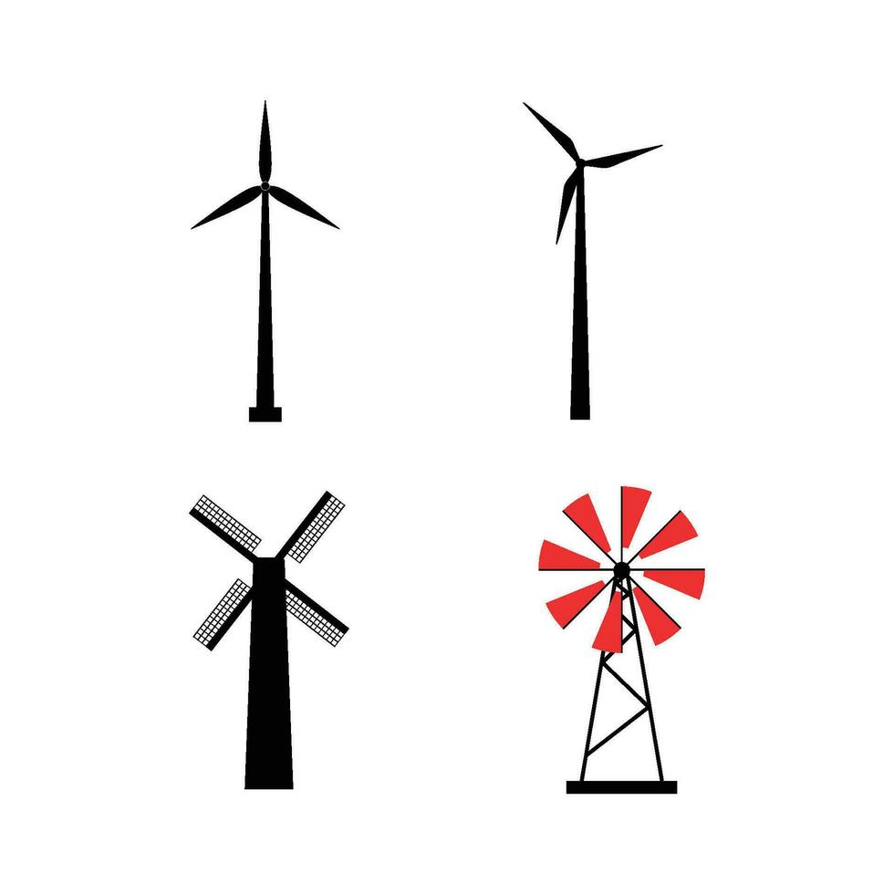 windmolen icoon vector