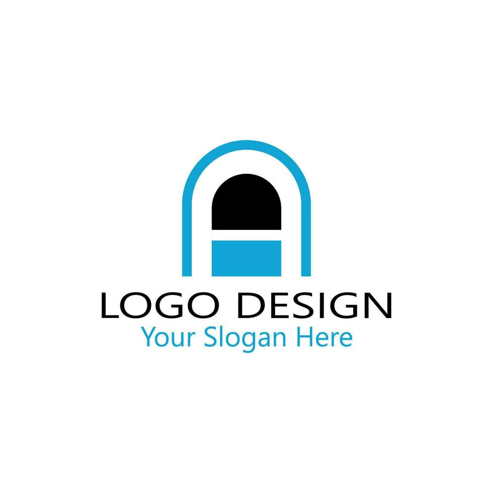 uniek luxe minimaal alfabet brief een logo. minimalistische Engels brief een logo elementen. professioneel bedrijf logo. gemakkelijk een logo. typografie een logo ontwerp element. vector