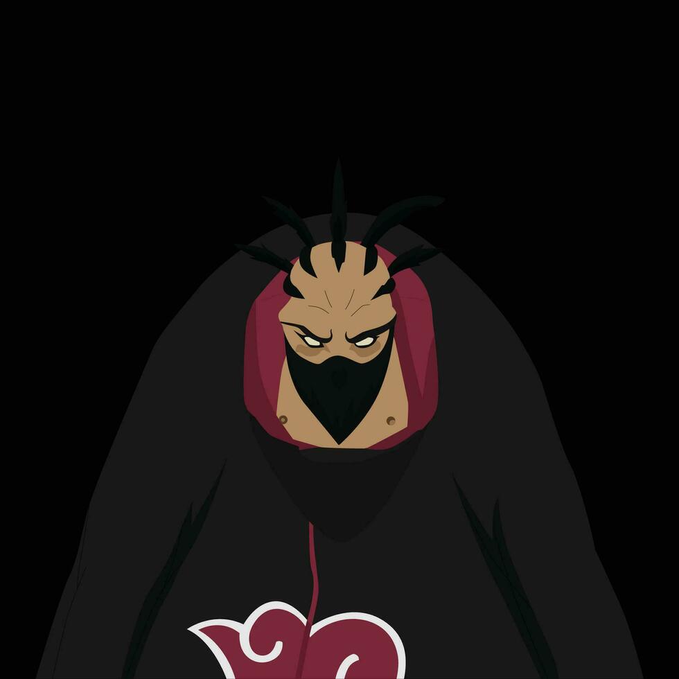 akatsuki sasori kugutsu het formulier vector