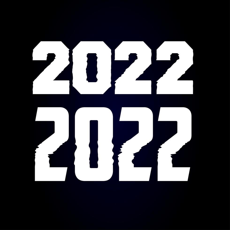 gelukkig nieuwjaar 2021 2022 vector