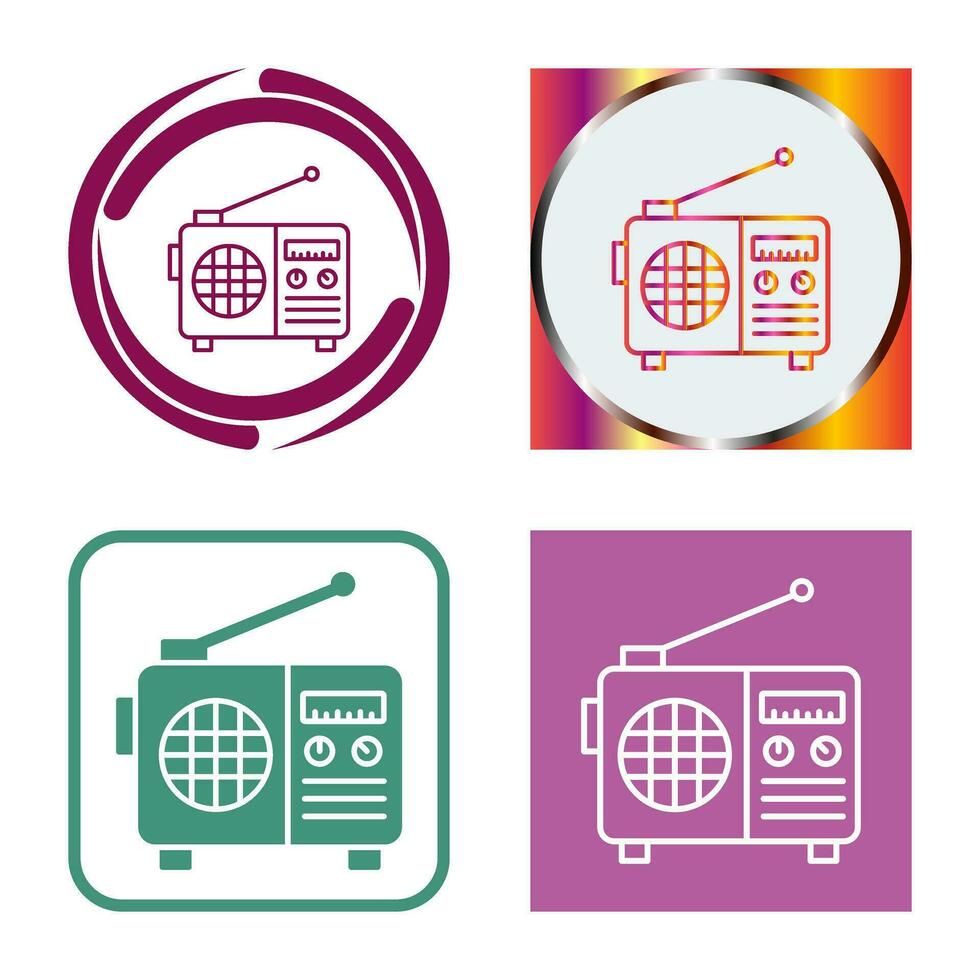 radio vector pictogram