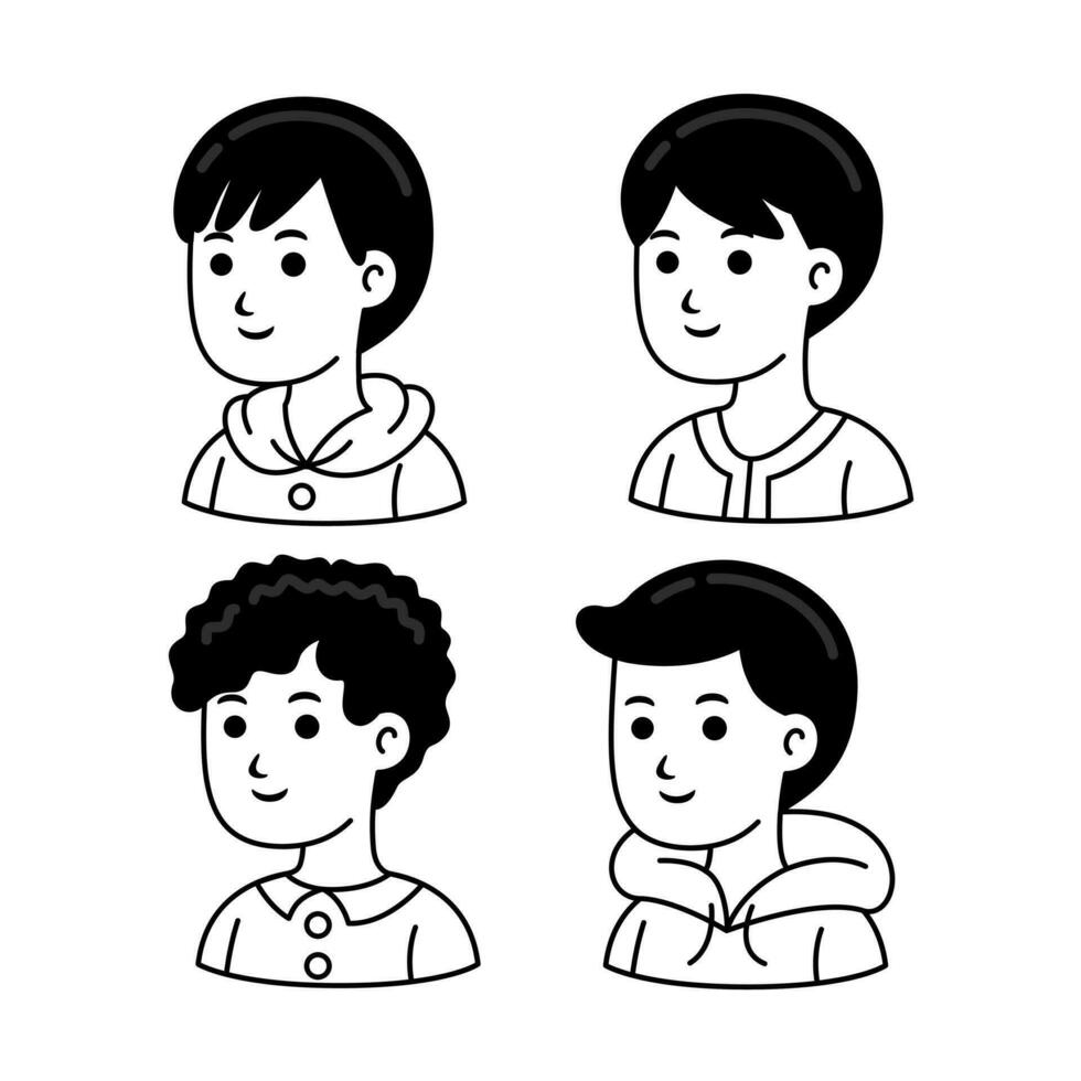 Mens gezicht vector illustratie