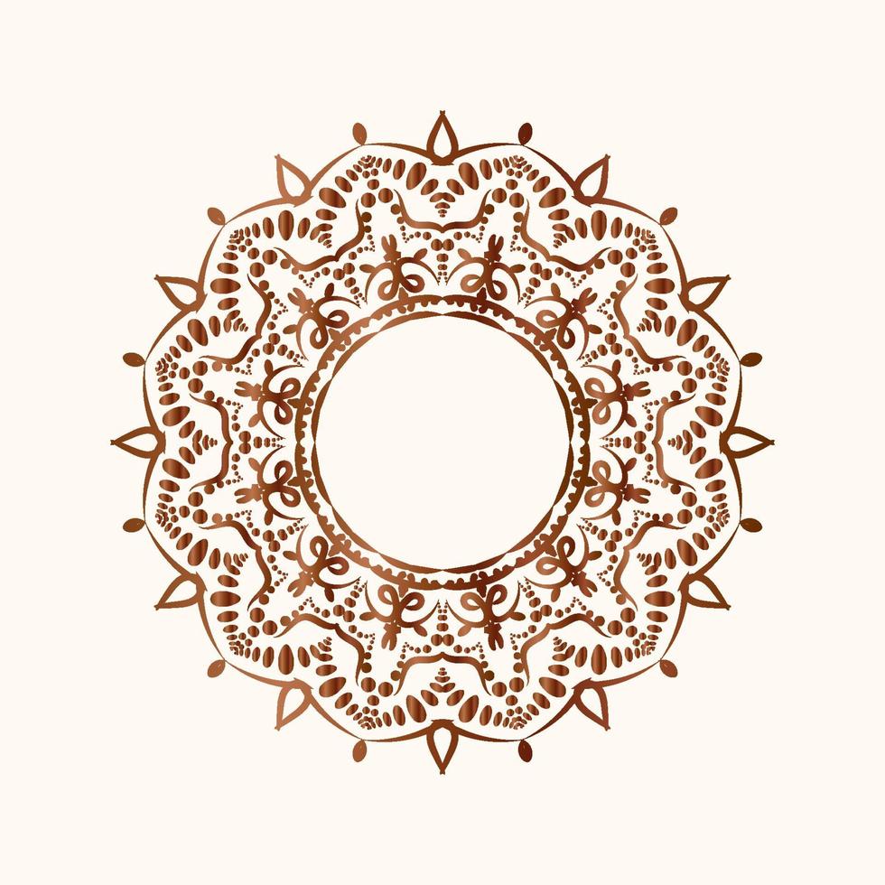 mandala sieraad of bloem vector