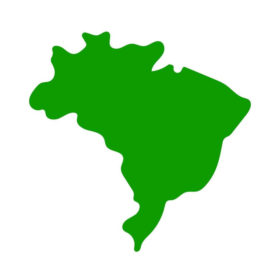 Brazilië kaart. braziliaans kaart. vector. vector