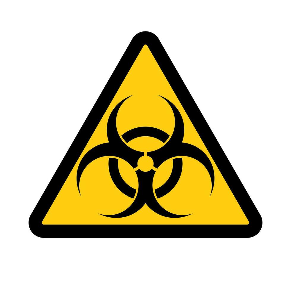 biohazard symbool. biologisch risico symbool. vector. vector