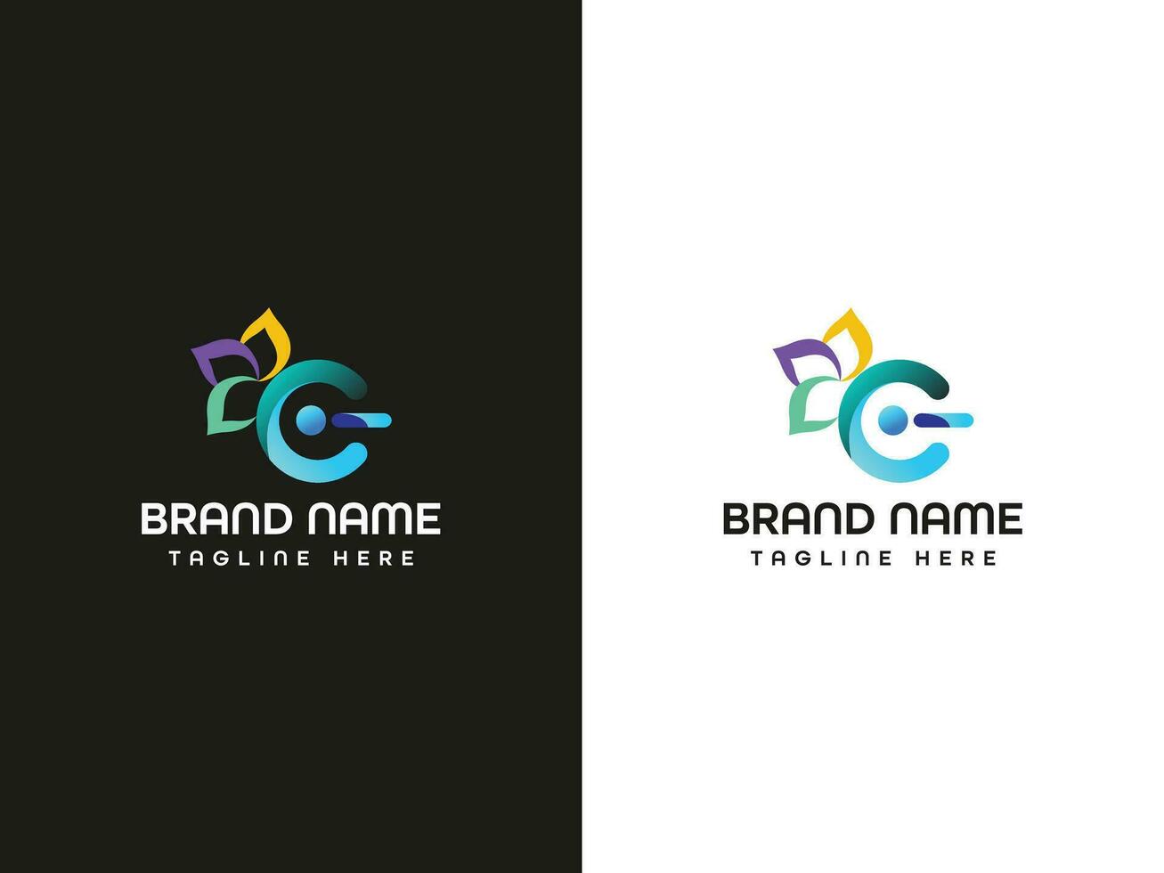 brief logo ontwerp vector