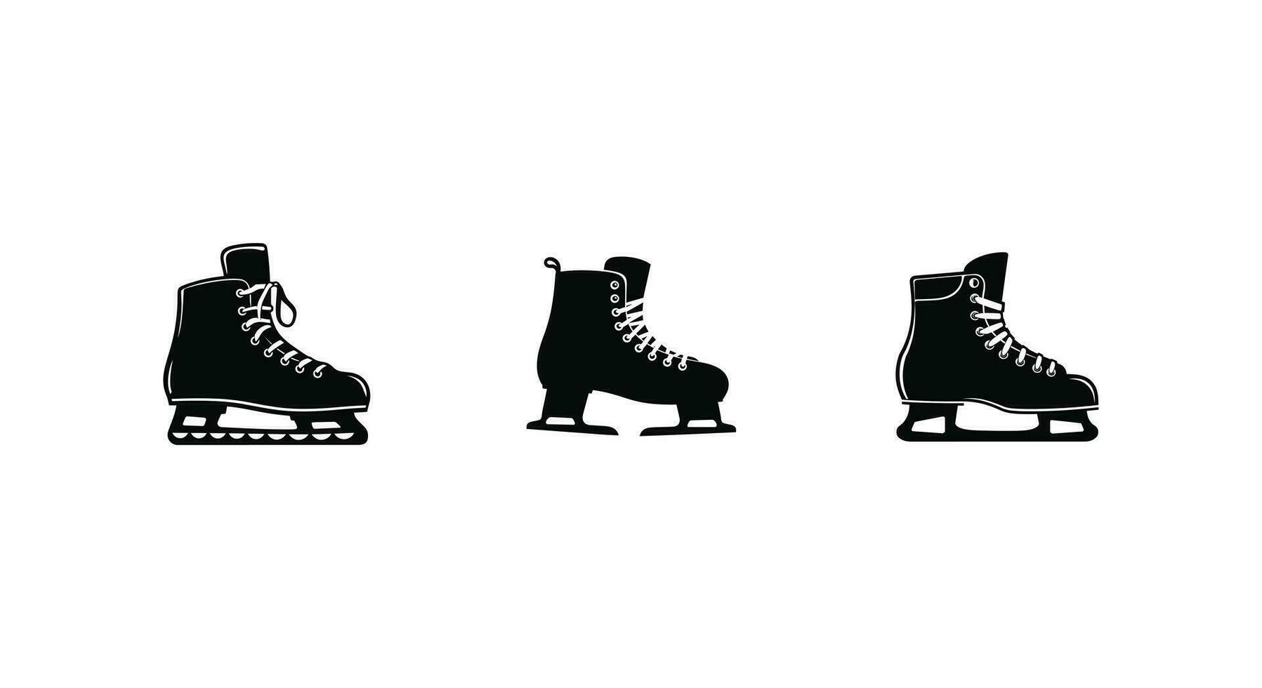 messen van vorst artistiek ijs het schaatsen schoenen vector