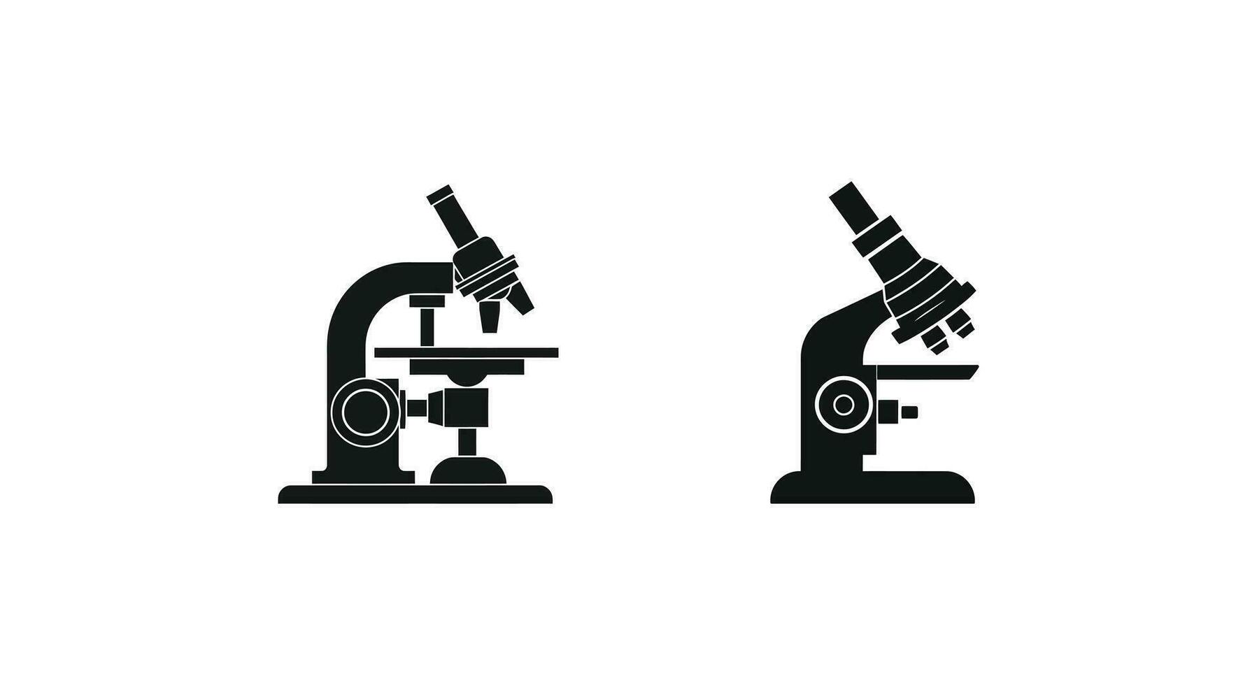 verborgen rijken microscopisch silhouet impressies vector