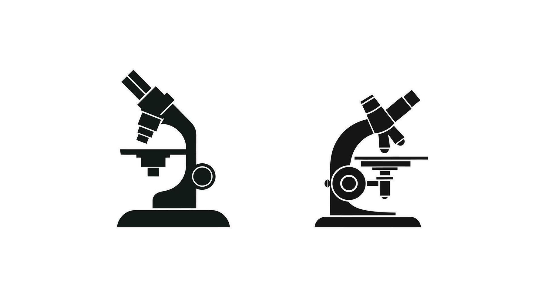 de kunst van observatie microscoop vector ontwerpen