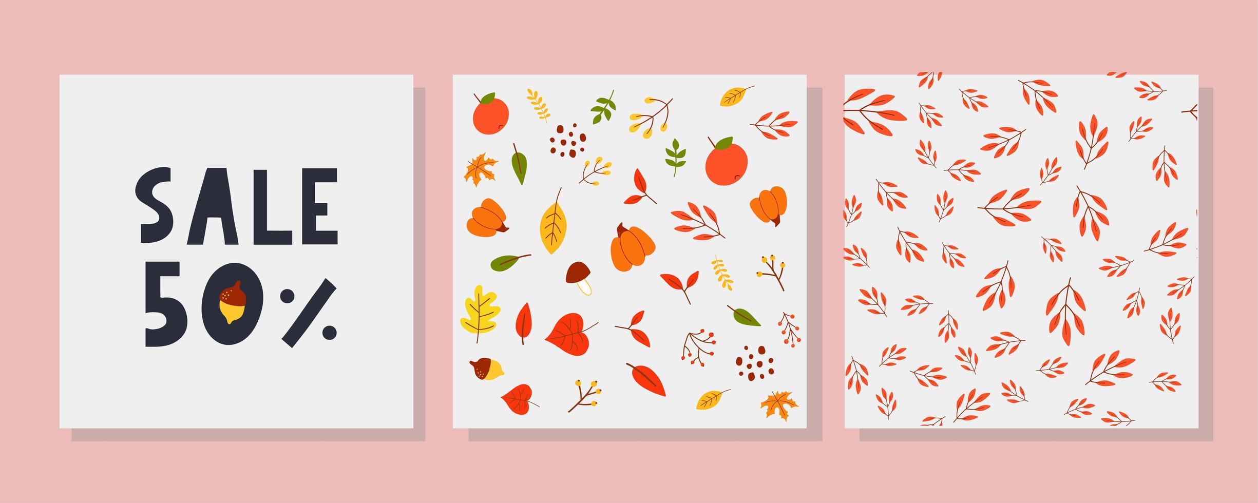 herfstbehang, textiel, decoratie, textuur, bos, print, patroon vector