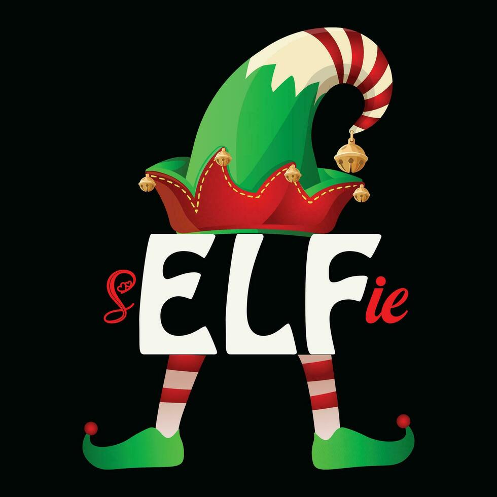 Kerstmis ontwerp elf vector