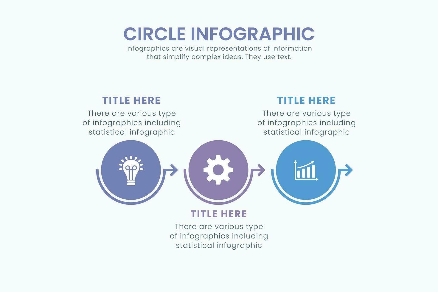 minimaal bedrijf cirkel infographic ontwerp sjabloon voor wielersport diagram. presentatie en ronde grafiek. bedrijf concept met 3 stadia. modern vlak vector illustratie voor gegevens visualisatie.