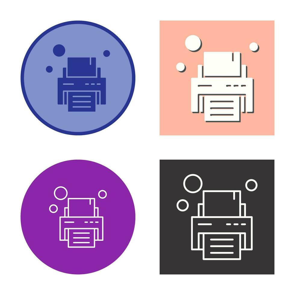 printer vector pictogram