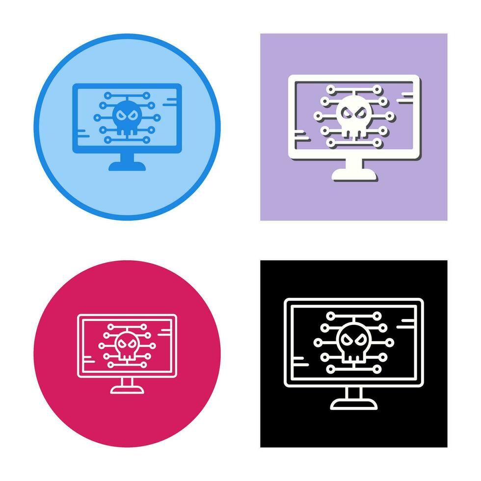 malware vector pictogram