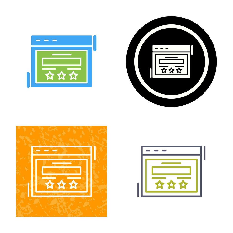 beoordeling vector pictogram