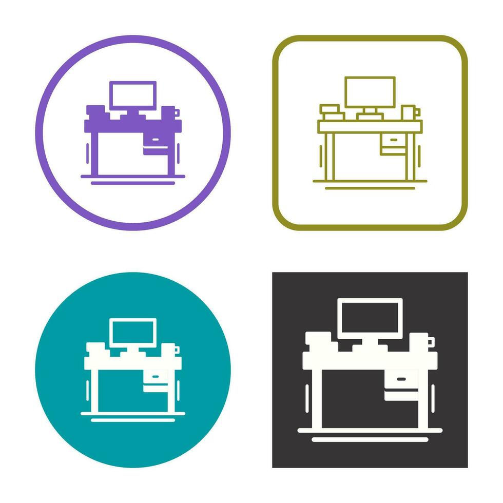 bureau vector pictogram