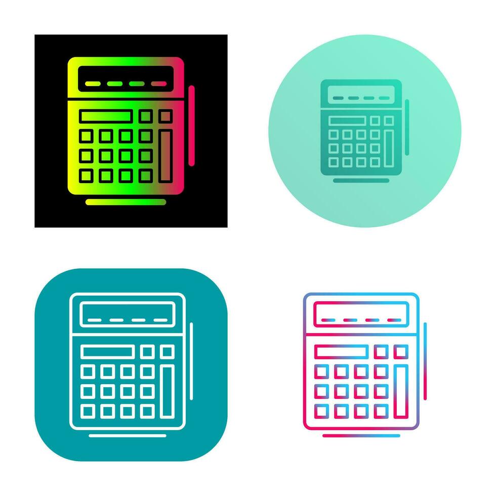 rekenmachine vector pictogram