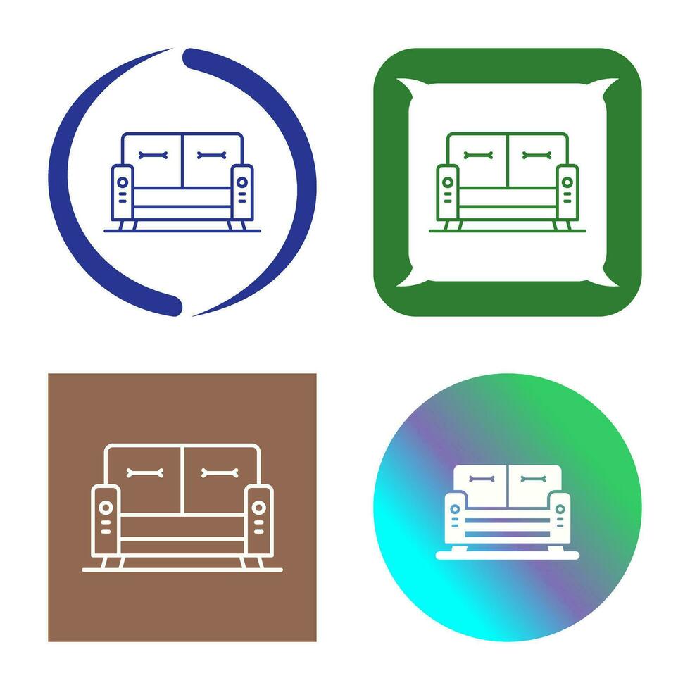 sofa vector icoon