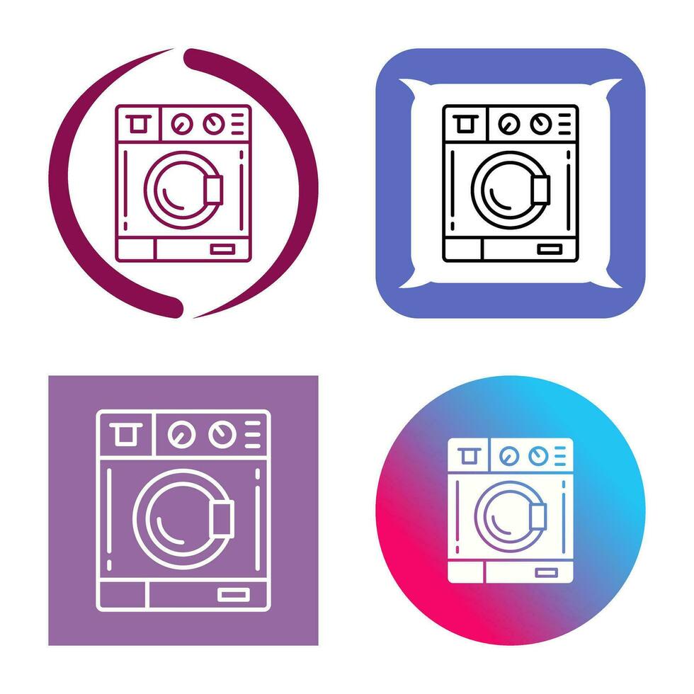 wasmachine vector pictogram