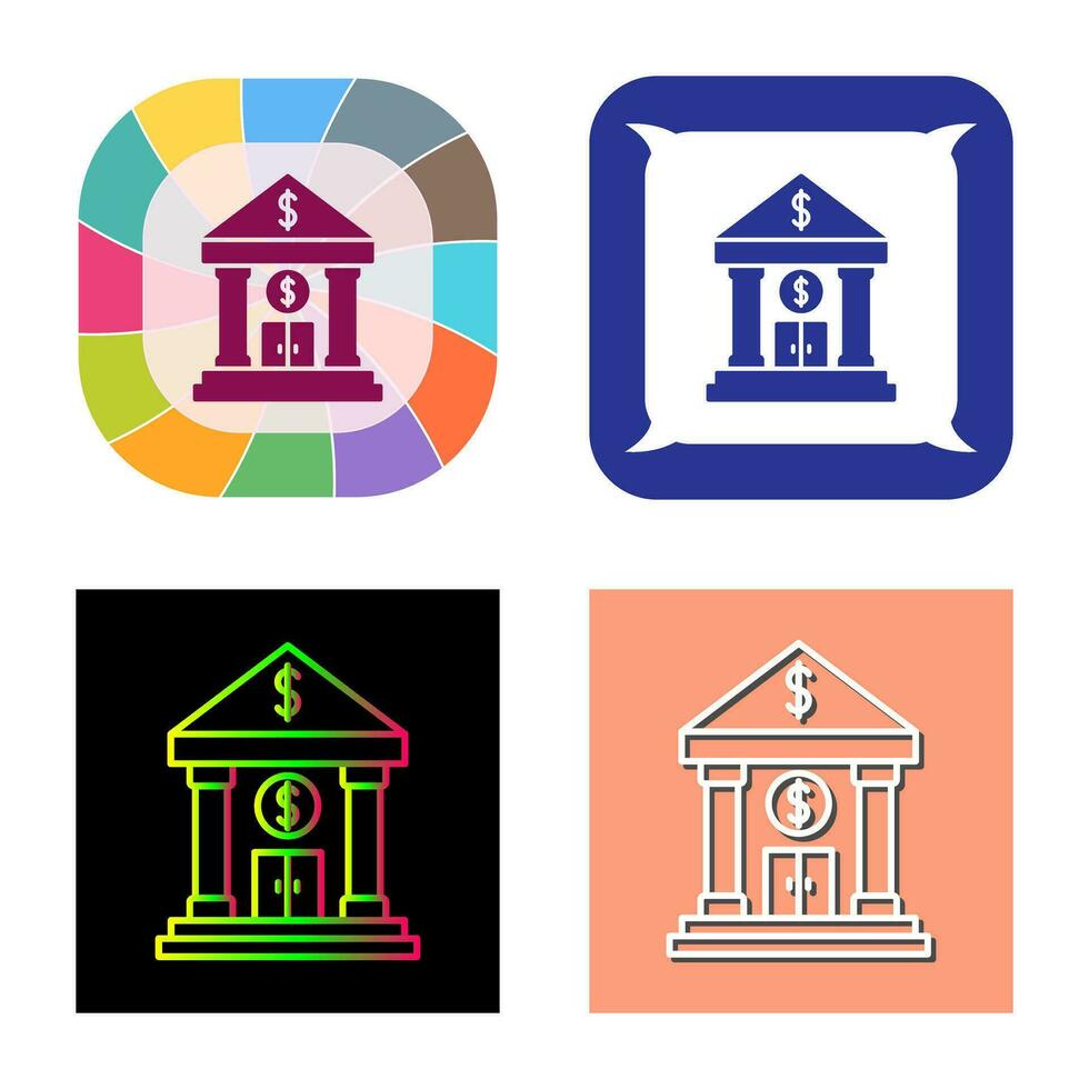 bank vector pictogram